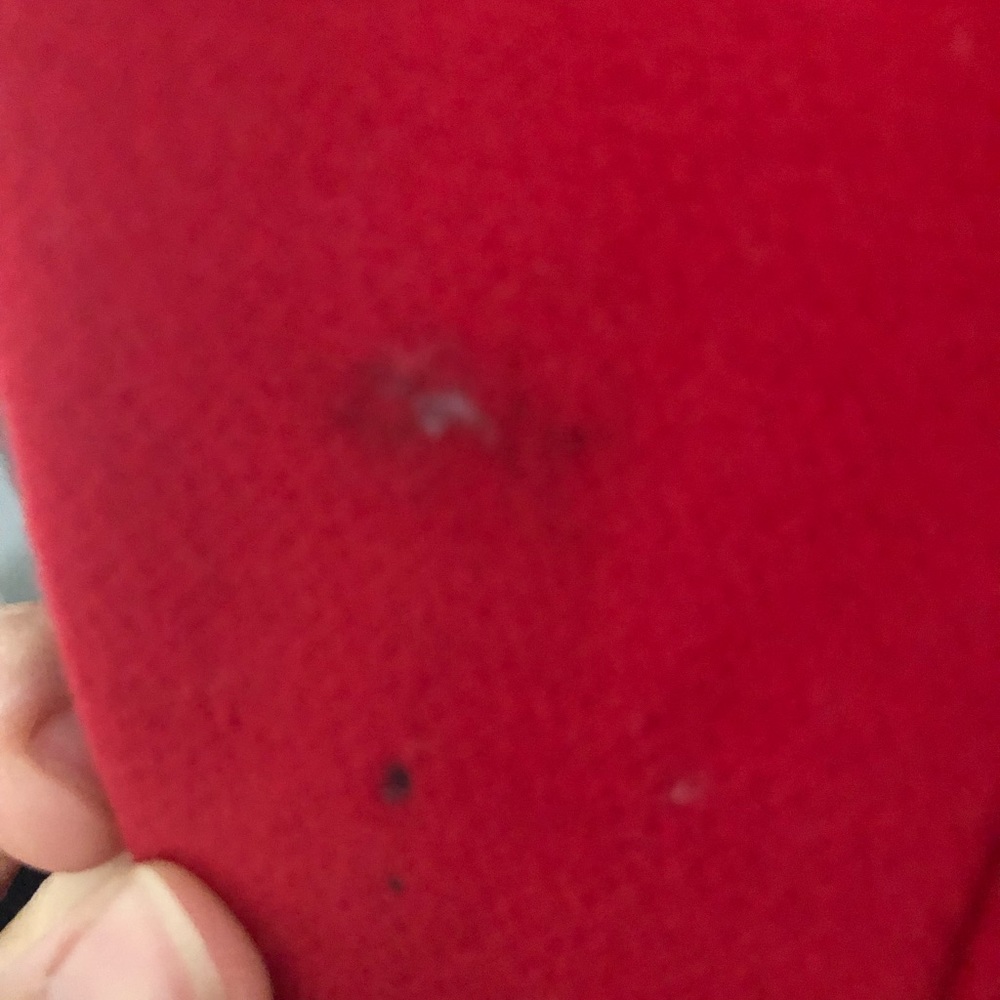 Beautiful a line red coat - Picture 5 of 6